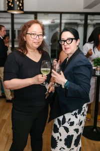 Large-scale corporate networking social in a luxury Midtown Manhattan historical building.