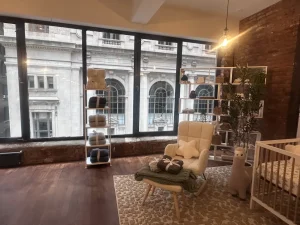 Residential-style room vignette used to showcase products in an authentic lifestyle setting.