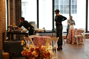LOFT39 hospitality staff providing seamless service during a dinner event.