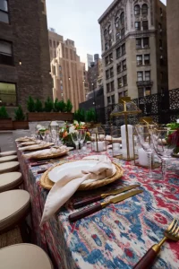 Chic-Rooftop-Wedding-Dinner-Manhattan-Penthouse